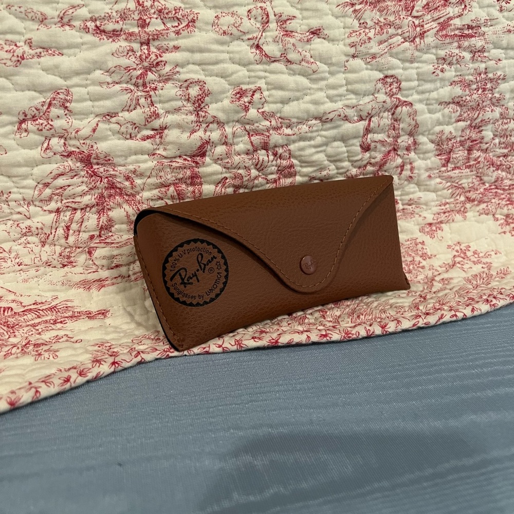 BROWN RAY BAN SUNGLASSES CASE